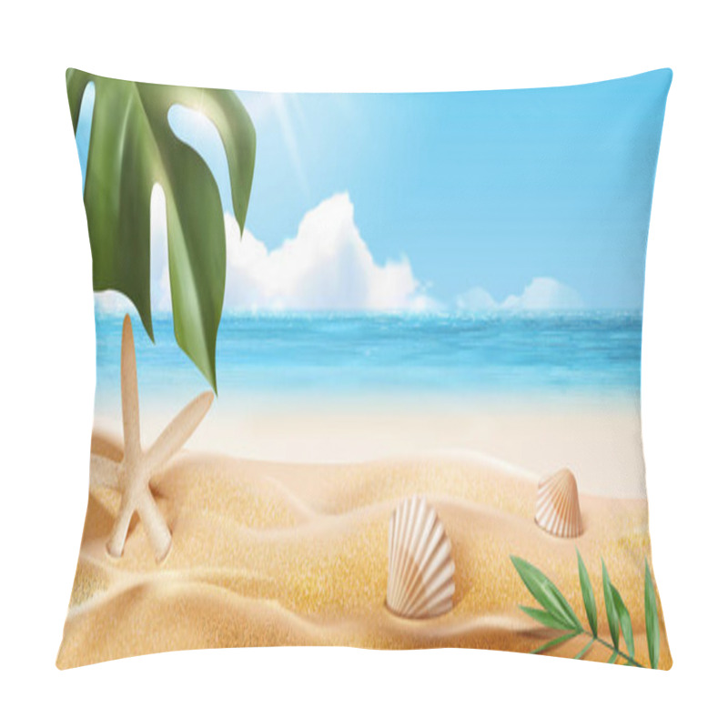 Personality  Beautiful Summer Beach Pillow Covers