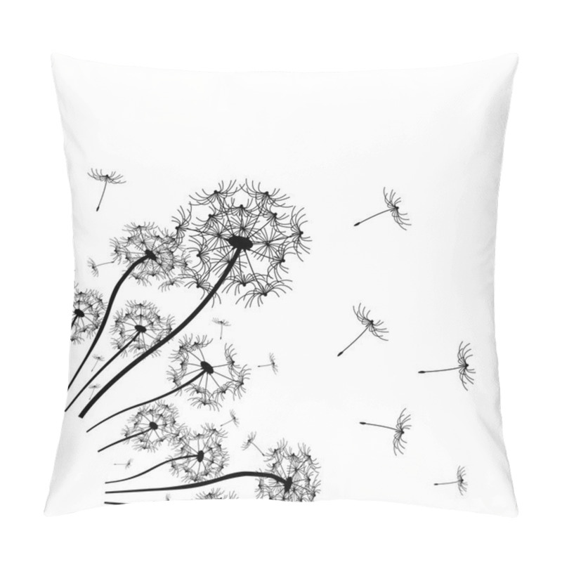 Personality  Vector Dandelion Pillow Covers