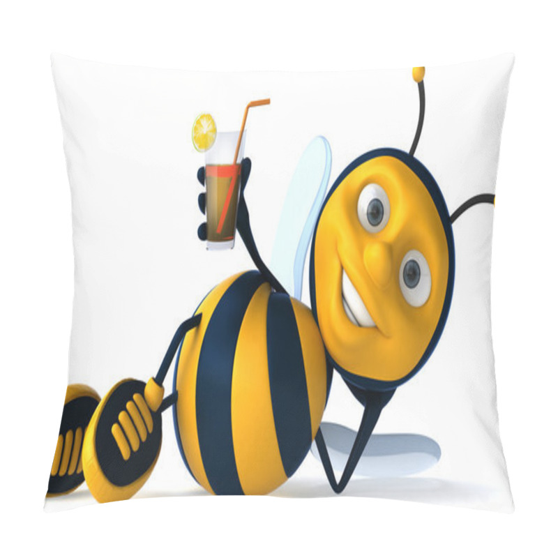 Personality  Funny Cartoon Bee Pillow Covers