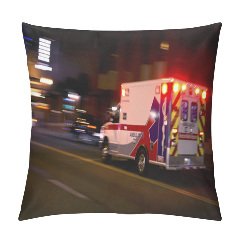 Personality  Speeding Ambulance Pillow Covers