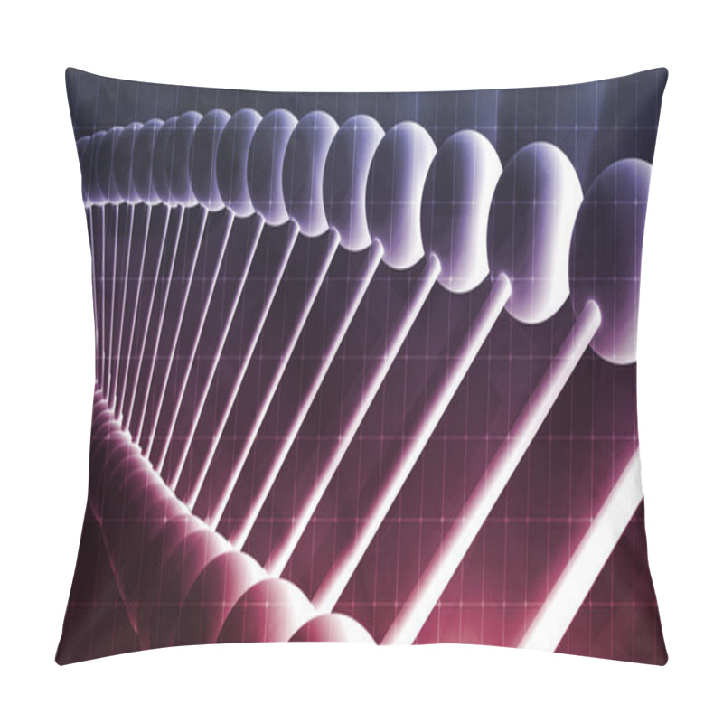 Personality  Genetic Code As A Background Art Pillow Covers