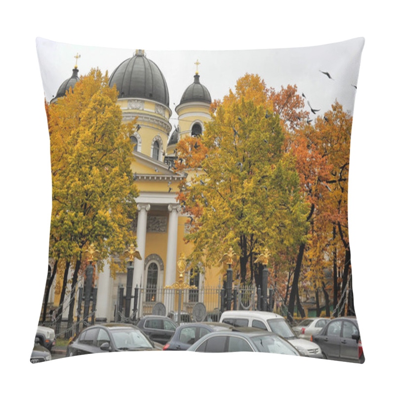 Personality  Russia, St. Petersburg, 11,10,2013 The Transfiguration Cathedral In St. Petersburg Is The Orthodox Church Of The St. Petersburg And Ladoga Diocese Of The Russian Orthodox Church, On The Transfiguration Square. Pillow Covers