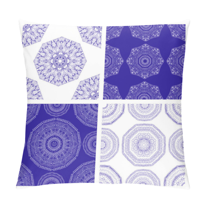 Personality  Seamless Geometric Patterns In Oriental Style Pillow Covers