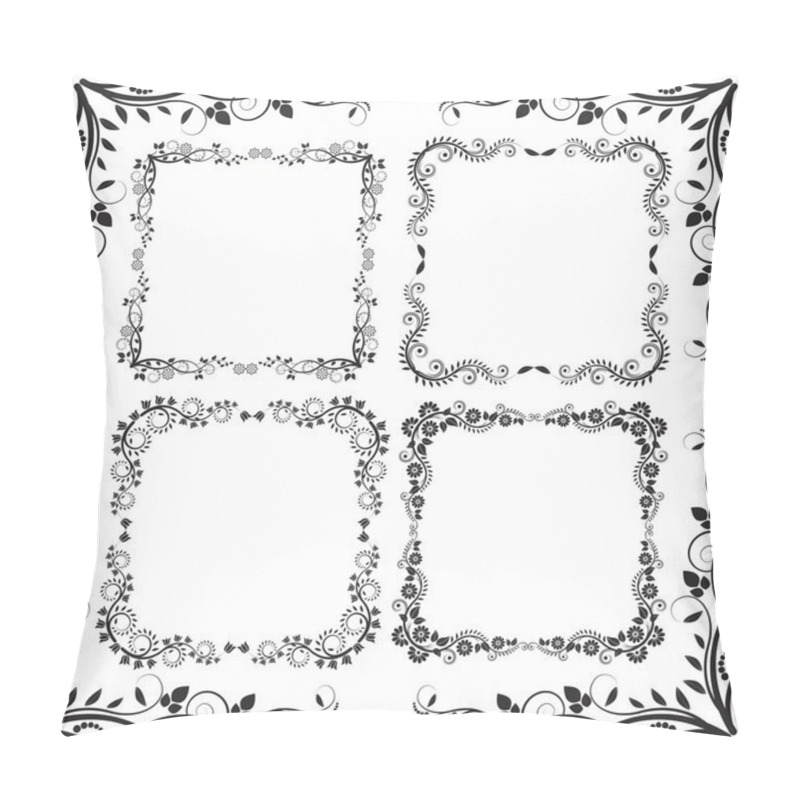 Personality  Floral Borde Pillow Covers