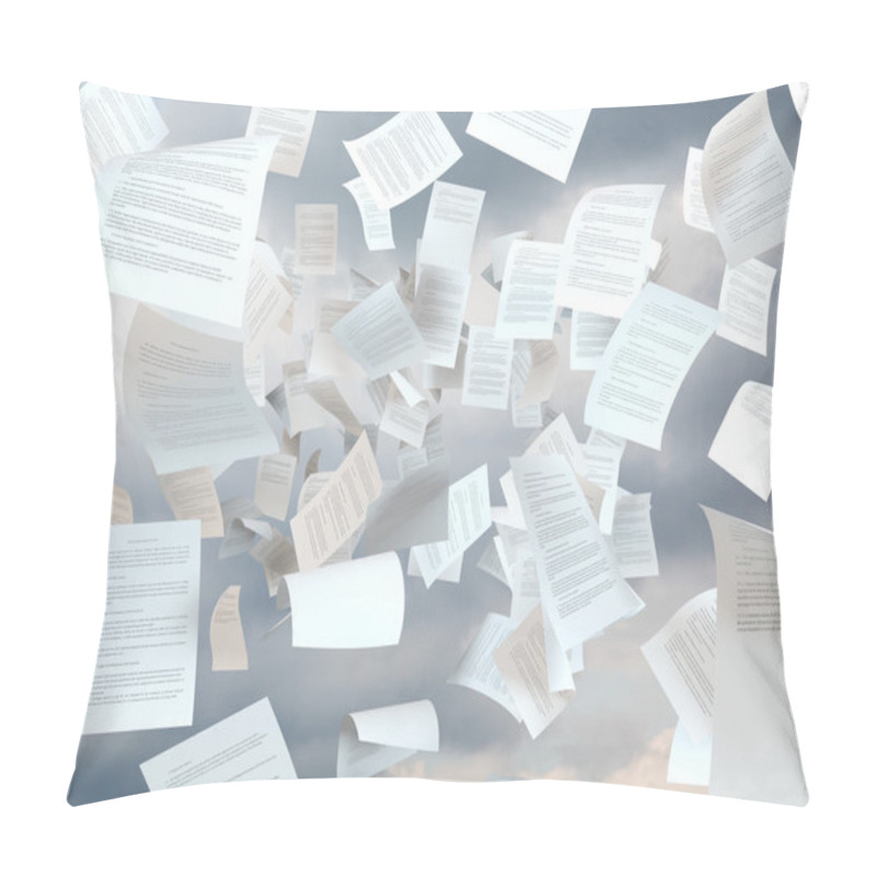 Personality  Tax Papers Falling Pillow Covers