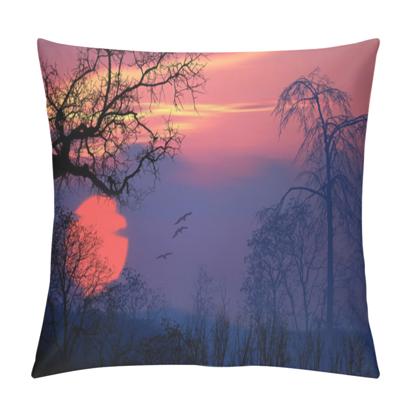 Personality  Beautiful Landscape Pillow Covers