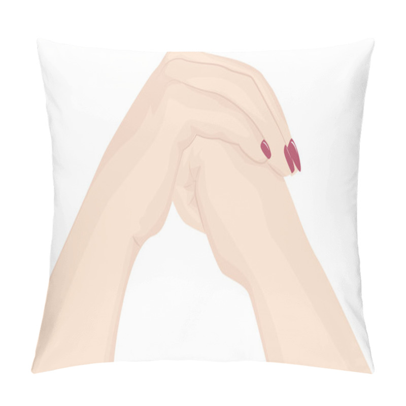 Personality  Female Hand Pillow Covers