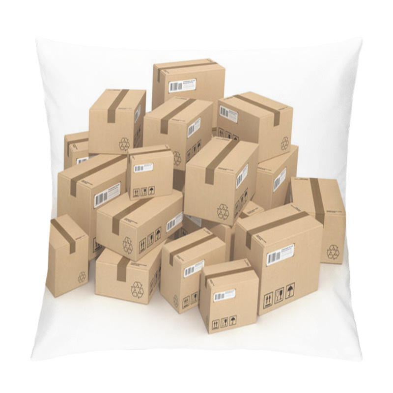 Personality  Heap Of Cardboard Boxes Pillow Covers