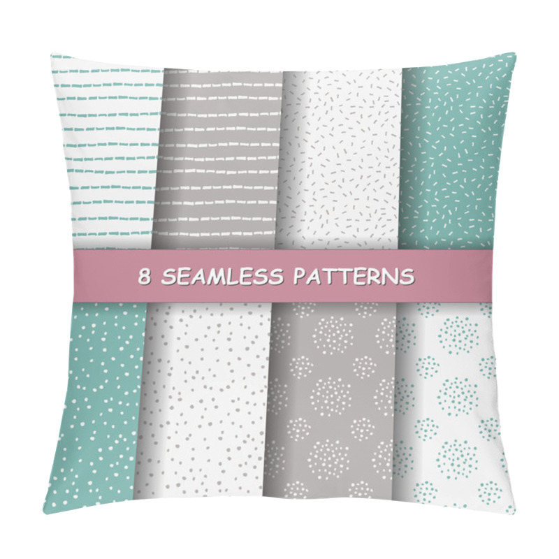 Personality  Seamless Hand Drawn Patterns.  Pillow Covers