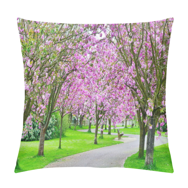 Personality  Cherry Blossom Pathway  Pillow Covers