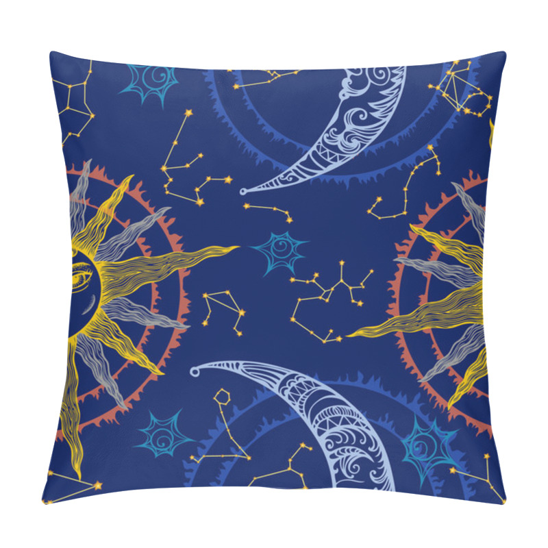 Personality  Sun And Moon Pillow Covers