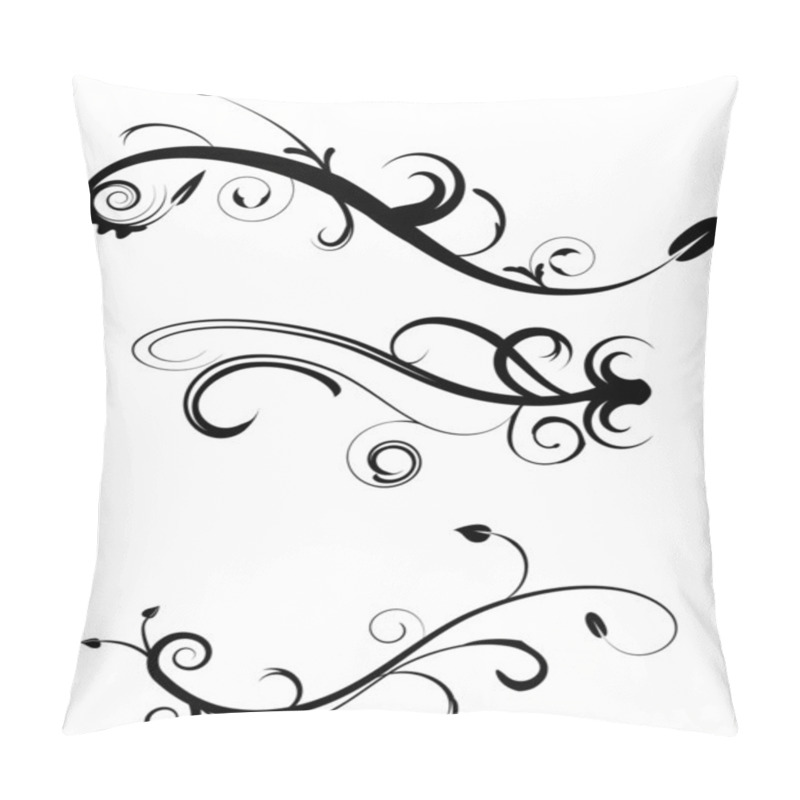 Personality  Decorative Flourishes Set 2 Pillow Covers