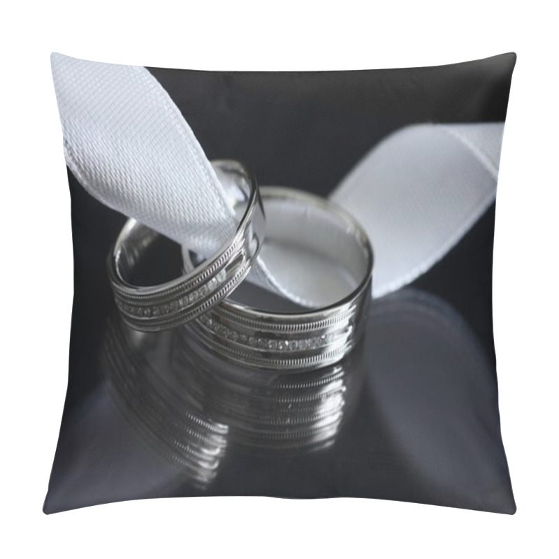 Personality  Two Wedding Rings Pillow Covers