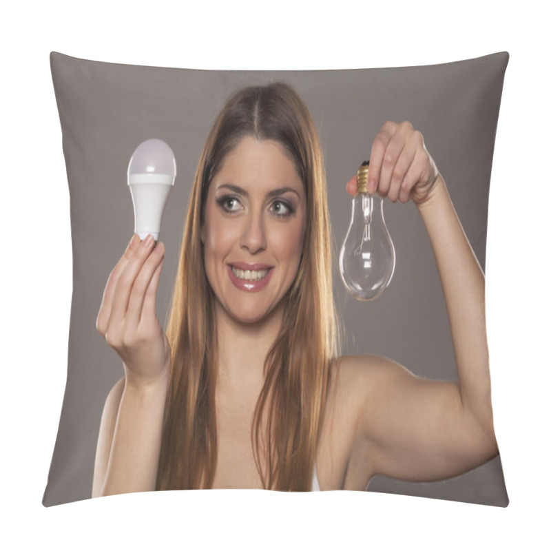 Personality  Old And New Bulbs Pillow Covers