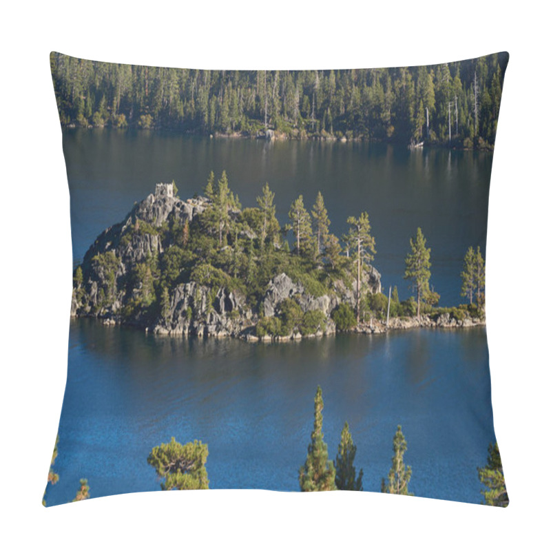 Personality  Tea House On An Island In Emerald Bay In Lake Tahoe Pillow Covers