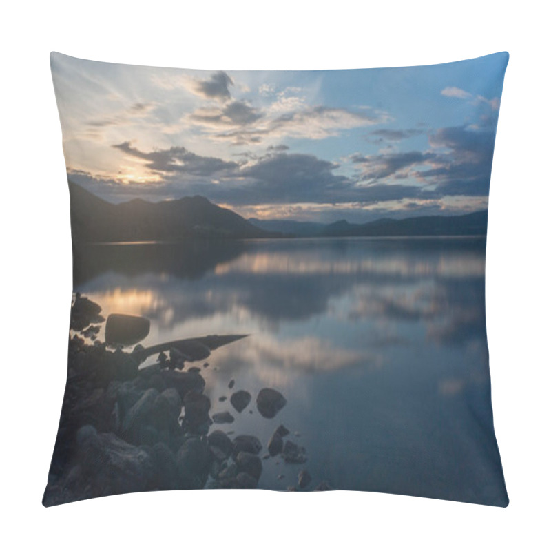 Personality  Romantic Lake Landscape In Europe Pillow Covers