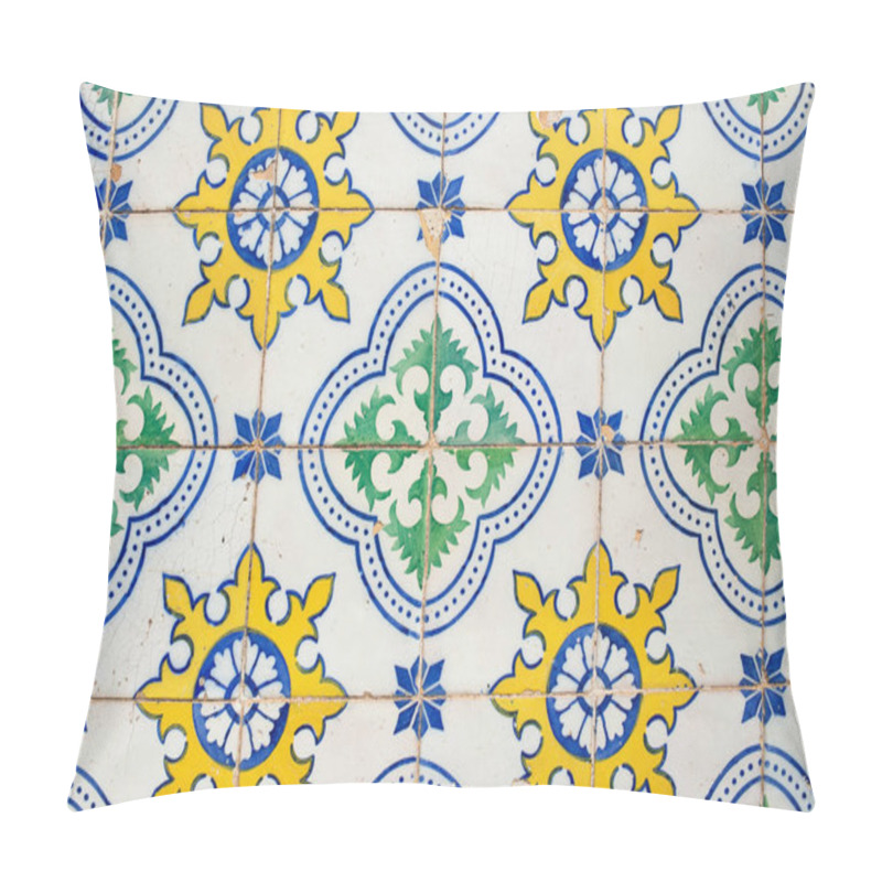 Personality  Traditional Portuguese Decorative Tiles Azulejos. Pillow Covers