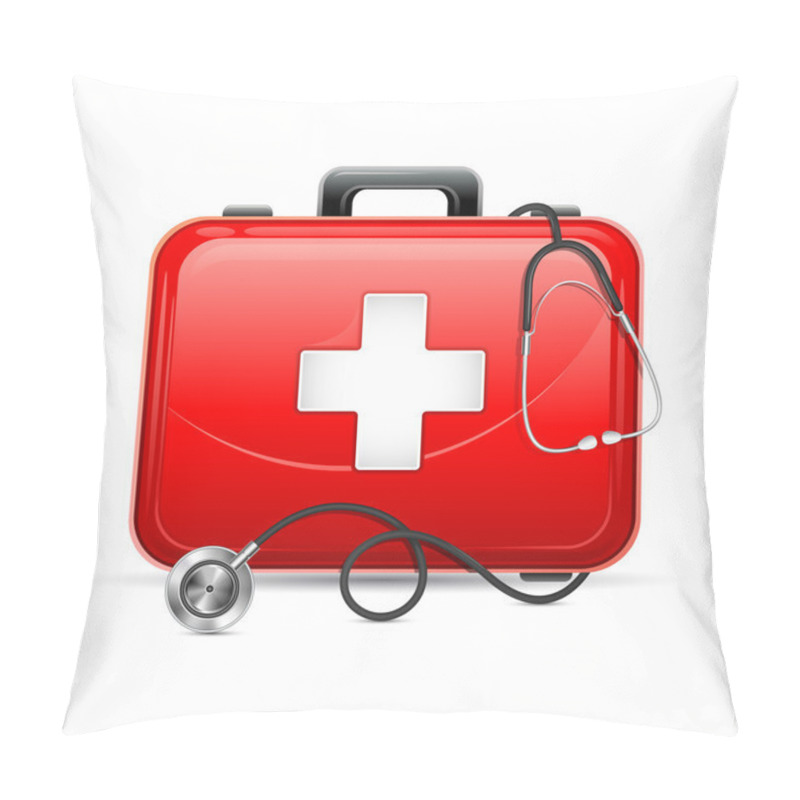 Personality  First Aid Box With Stethoscope Pillow Covers