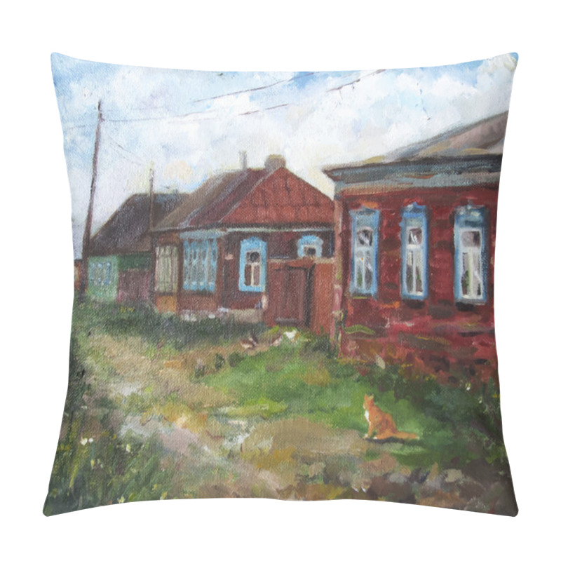 Personality  Summer Village In Russia Pillow Covers