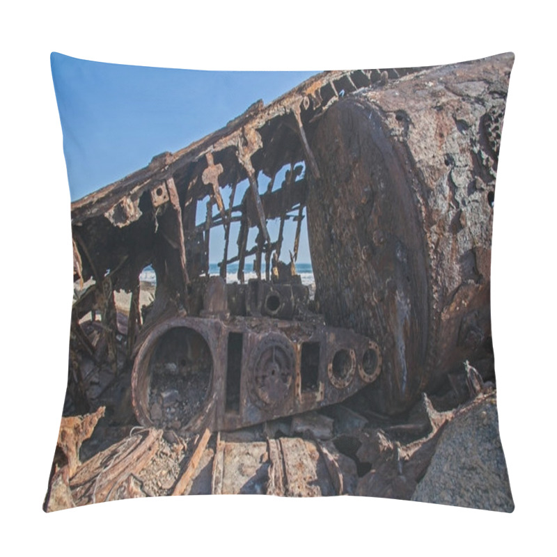 Personality  The Trawler Aristea Was Built In 1934 In Scotland, Served As A Minesweeper In WWII And Ran Aground On 4th July 1945 Near Hondeklip Bay With The Loss Of One Life. Pillow Covers