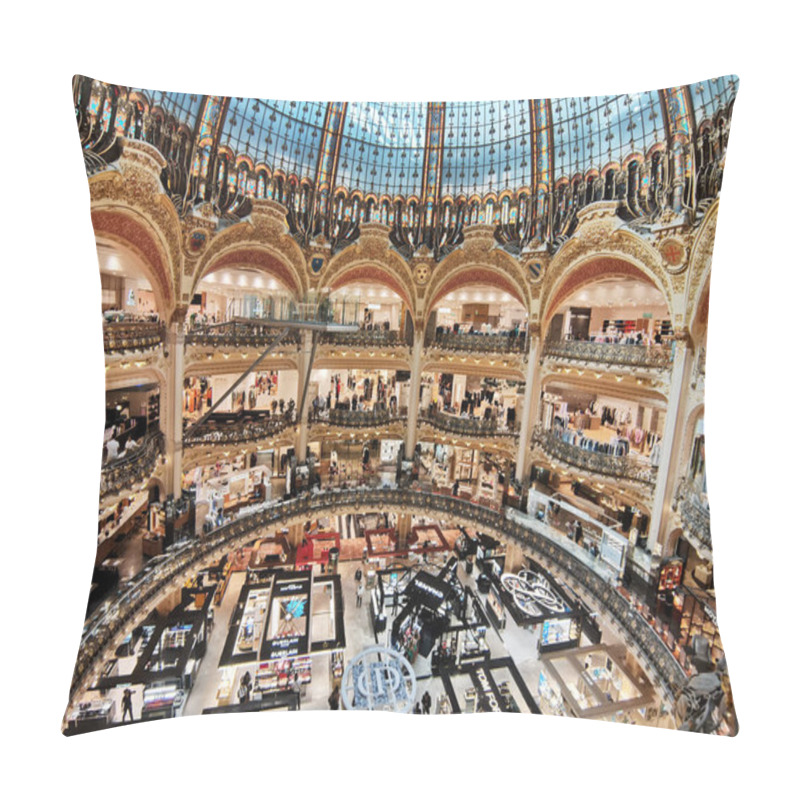 Personality  Galeries Lafayette Interior In Paris. The Pillow Covers