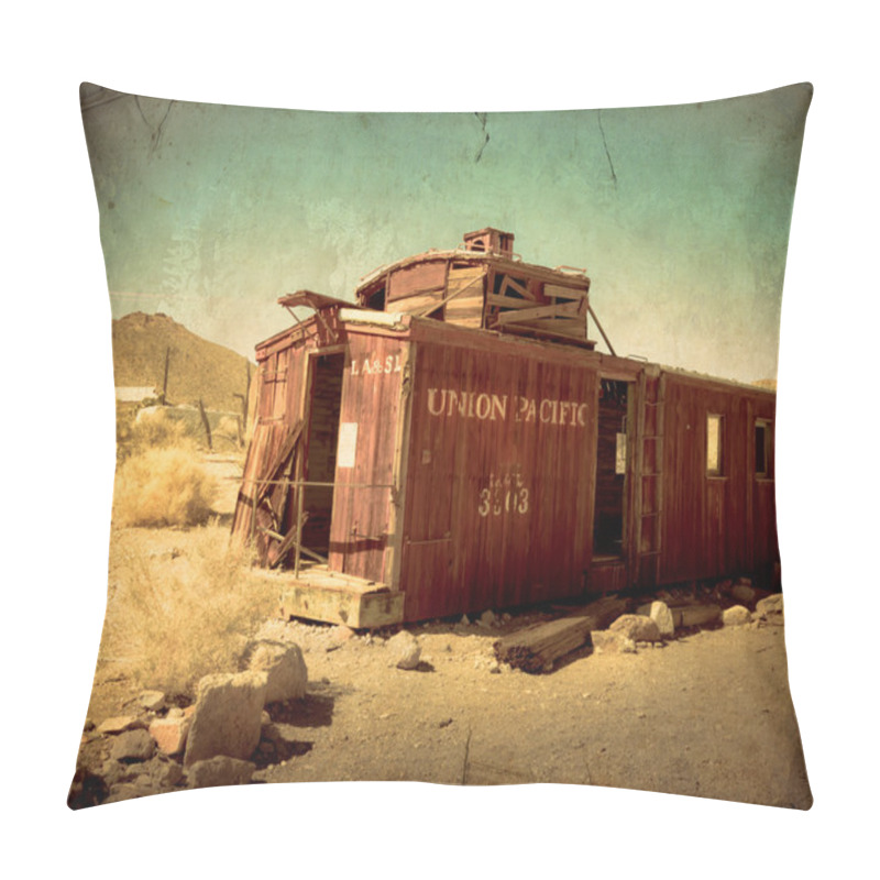 Personality  Abandoned Train Car Pillow Covers