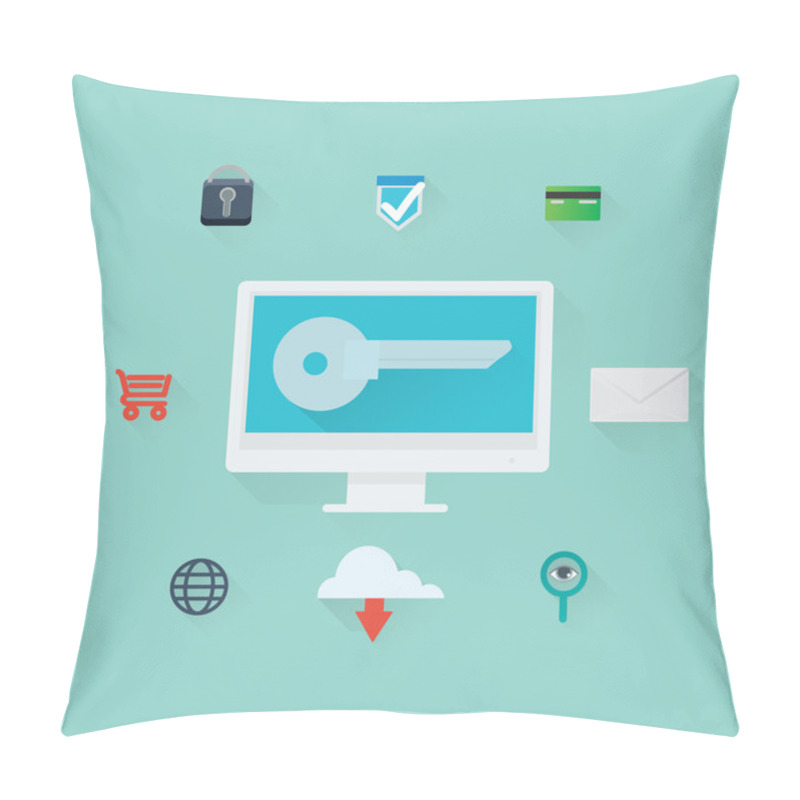 Personality  Data Protection And Safe Browsing Pillow Covers