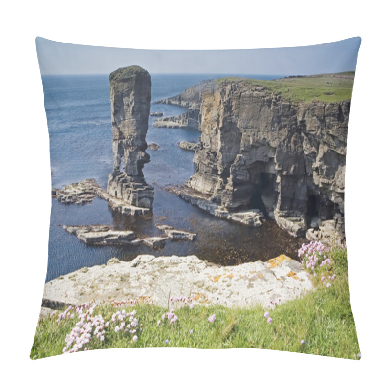 Personality  The Castle Of Yesnaby Orkney, Scotland Pillow Covers