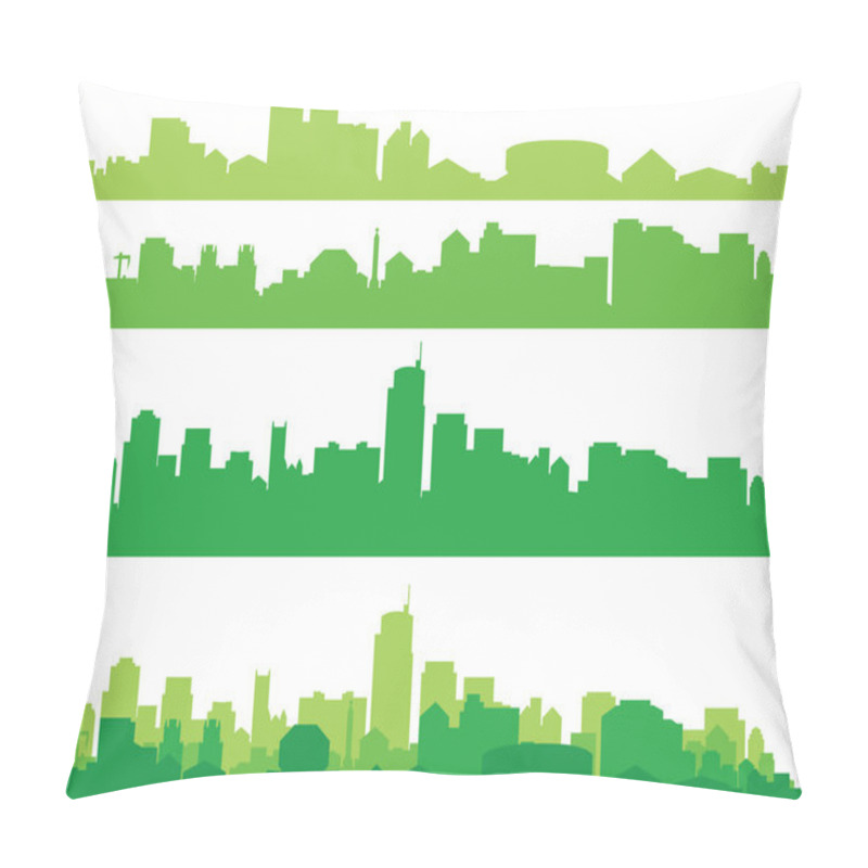 Personality  City City Panorama Pillow Covers