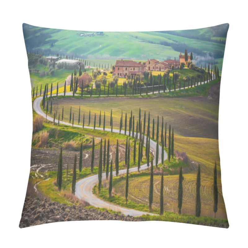 Personality  Sunny Fields In Tuscany, Italy Pillow Covers