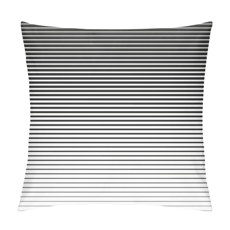 Personality  Horizontal Lines. Design Element. Vector Illustration. Line Halftone Pattern With Gradient Effect. Template For Backgrounds And Stylized Textures. Pillow Covers