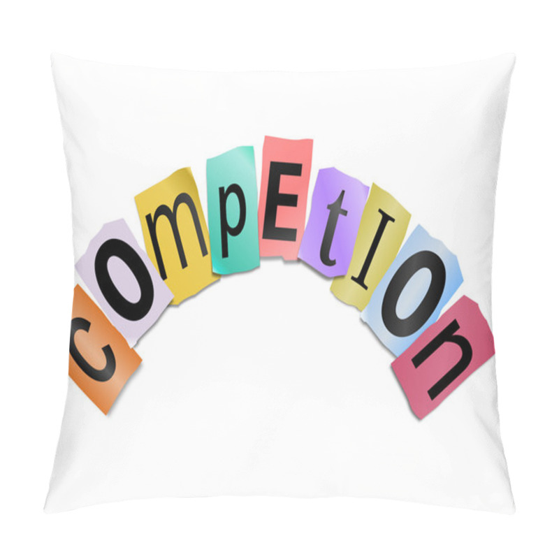 Personality  Competition Concept. Pillow Covers