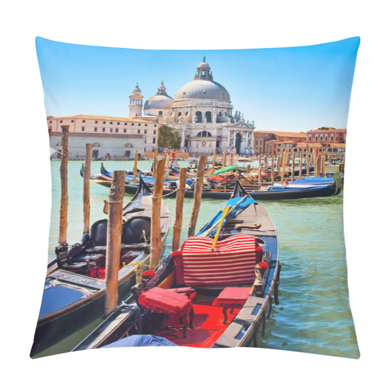 Personality  Gondolas On Canal Grande In Venice, Italy Pillow Covers