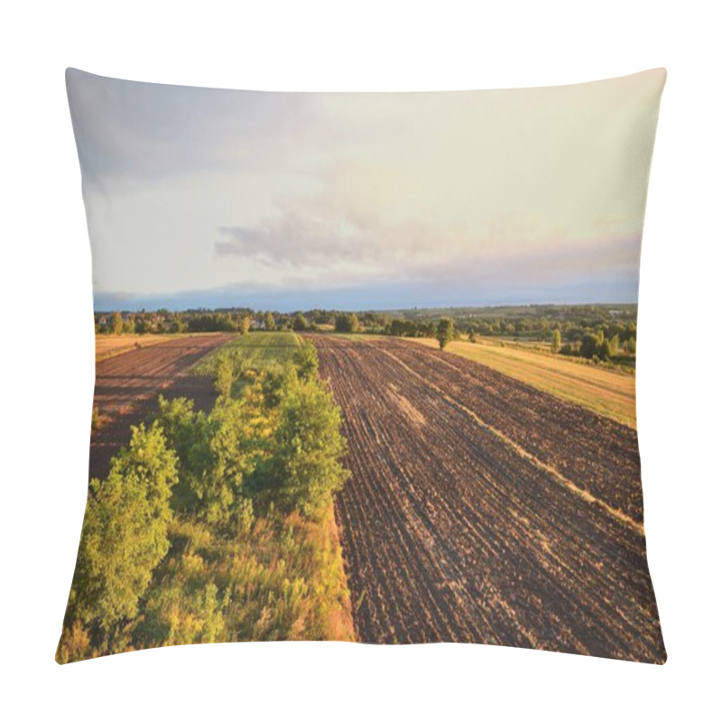 Personality  Field Landscape In Sunshine Pillow Covers