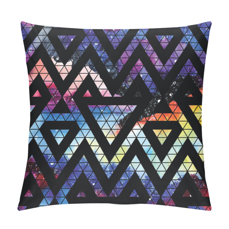 Personality  Galaxy Seamless Pattern. Pillow Covers