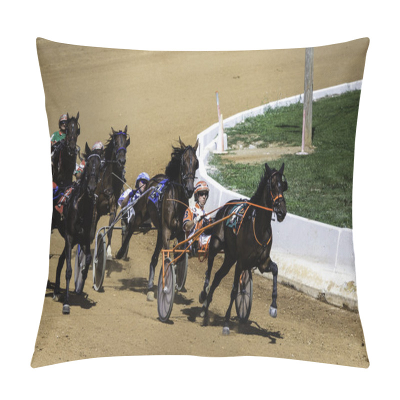 Personality  Horse Racing Pillow Covers