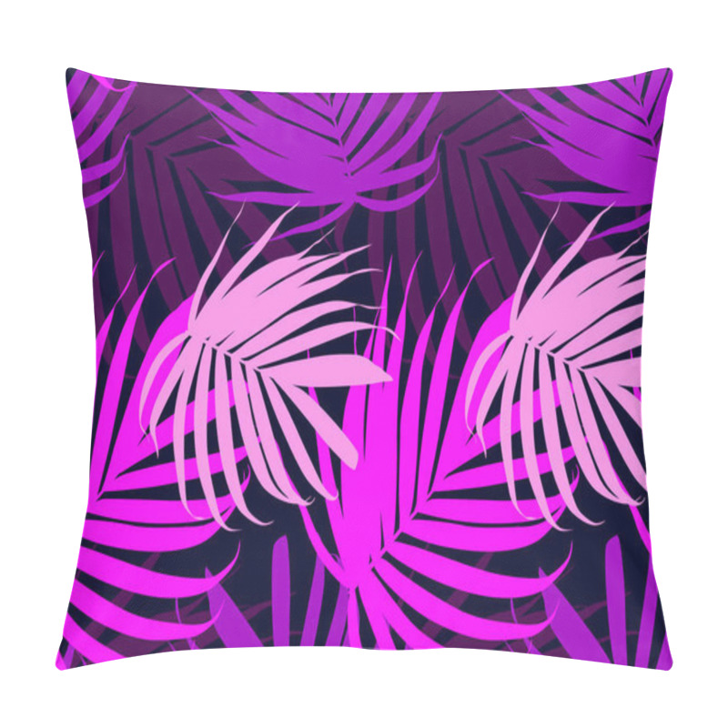 Personality  Abstract Leaves Seamless Background. Vector Pattern With Tropica Pillow Covers