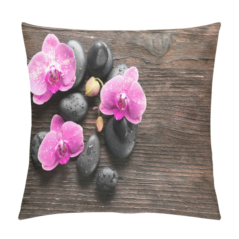 Personality  Black Spa Stones Pillow Covers