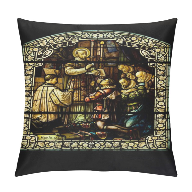 Personality  Stained Glass Windows Pillow Covers