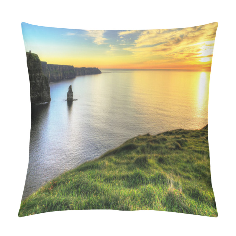 Personality  Cliffs Of Moher In Ireland Pillow Covers