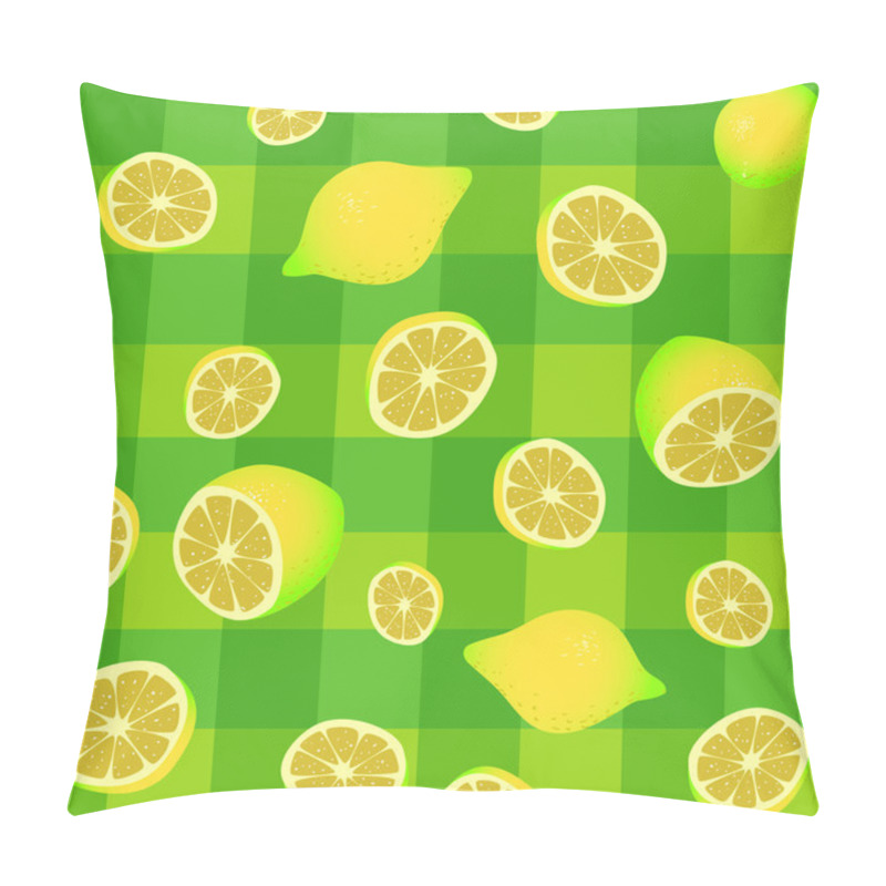 Personality  Lemons Seamless Background Pattern Pillow Covers