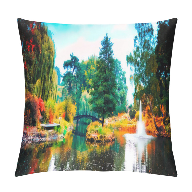 Personality  Japanese Garden Pillow Covers