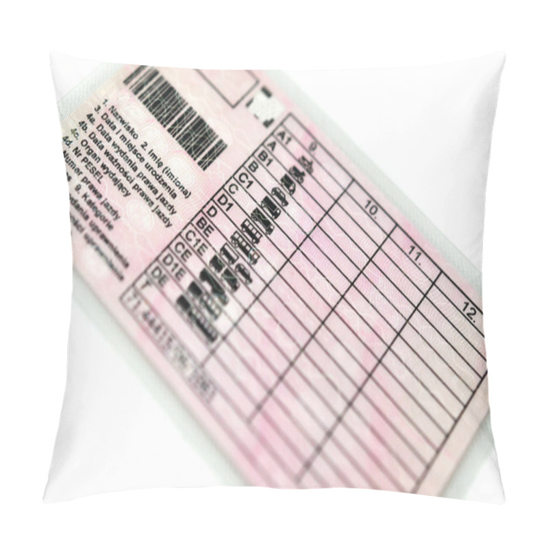 Personality  Polish Driving Licence Pillow Covers