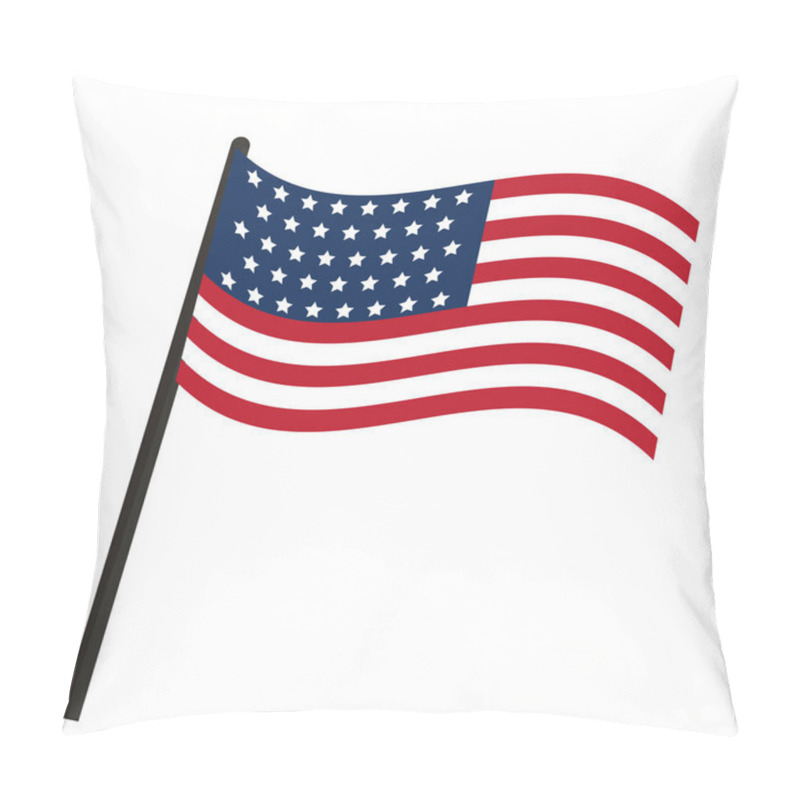 Personality  USA Flag. United States Of America Flag Pillow Covers