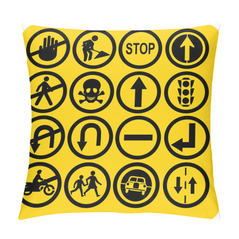 Personality  Traffic Signals Pillow Covers