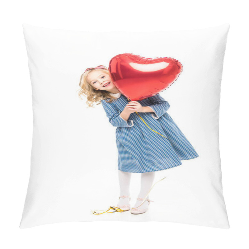 Personality  Girl With Heart Shaped Balloon    Pillow Covers