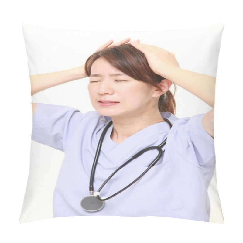 Personality  Japanese Female Doctor Shocked Pillow Covers