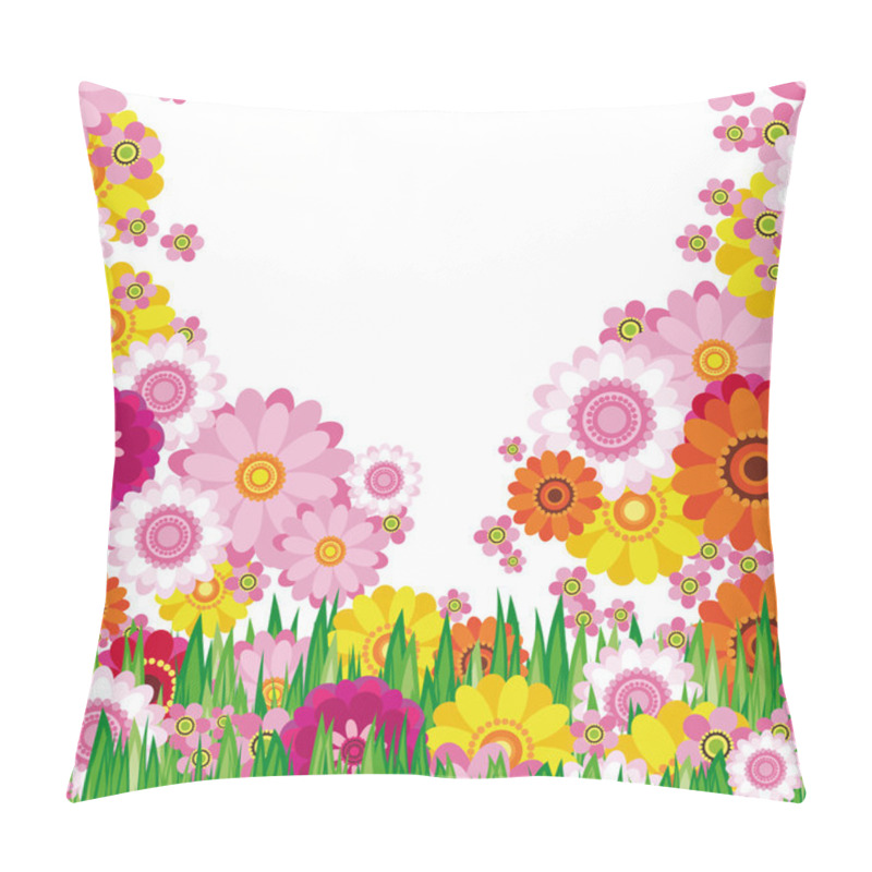 Personality  Floral Background Pillow Covers