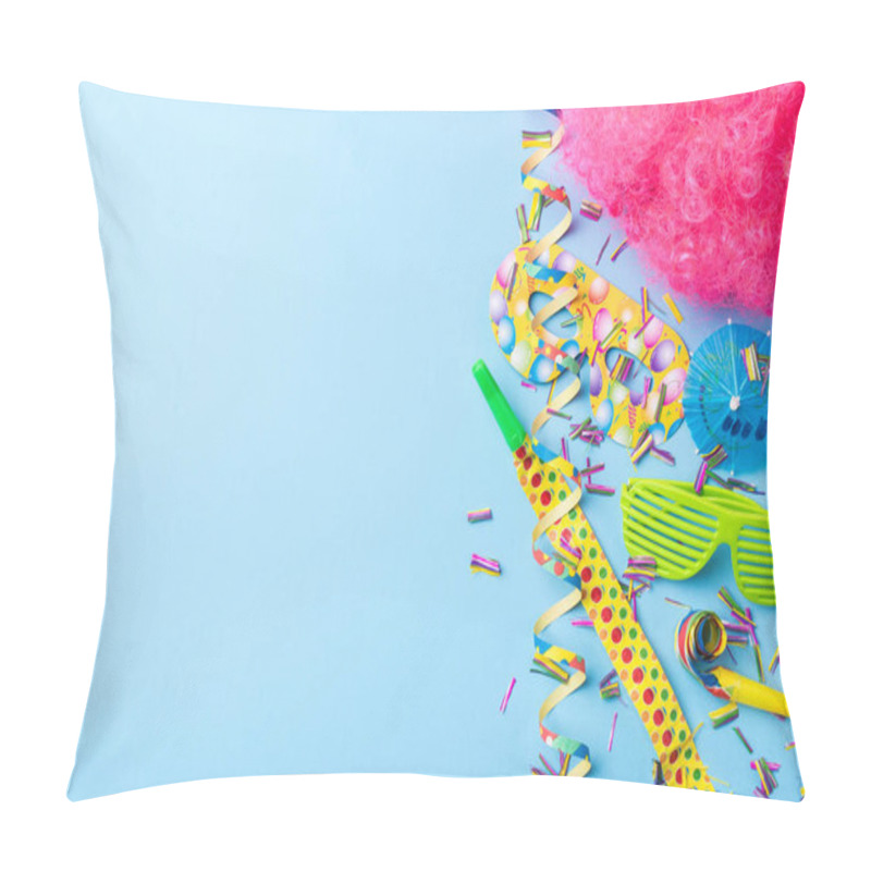 Personality  Carnival Background. Top View Pillow Covers