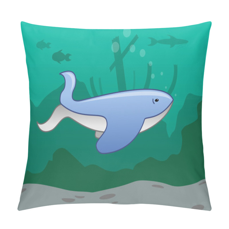 Personality  Fish At The Bottom Of The Sea Pillow Covers